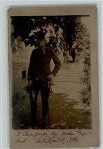 Abschnittskommando Major v. Friedl - Uniform Feldpoststempel WK I 1916 Foto AK