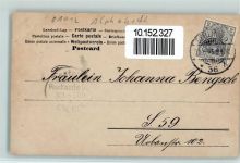 NPG Serie 195 - Jugendstil Buchstabenkarte 1905 Fotomontage AK