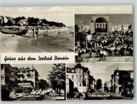 17419 O2251 Seebad Bansin - Strandpromenade Strand Musikpavillon Karl-Marx-Straße