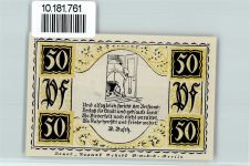 31592 W3078 Stolzenau , Weser - Notgeld Bad Rehburg Kurhaus Wilhelm Busch