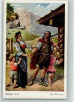 sign Otto Peter - Wilhelm Tell Nr. 6 AK Uvachrom