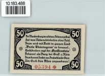 35753 W6349 Greifenstein , Hess - Notgeld Burgruine