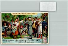 Sammelbild Liebig , Joh. Strauss, der Zigeunerbaron II Act. 3 Scene Operette