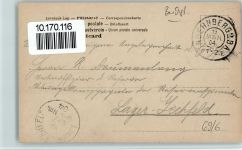 NPG Serie 195 - Buchstabe E Buchstabenkarte 1904 Foto AK