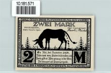 33098 W4790 Paderborn - Notgeld Eselgasse Dukaten-Esel
