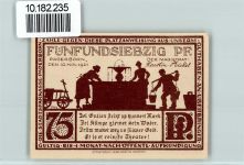 33098 W4790 Paderborn - Notgeld Paters Kirche Brunnen