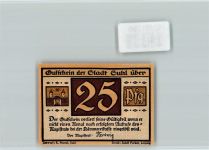 98527 O6000 Suhl - Notgeld Büchse Gewehr