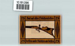 98527 O6000 Suhl - Notgeld Büchse Gewehr
