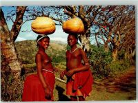 Transkei Mädchen mit Kürbissen Motiv Südafrika