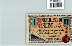 39240 O3310 Calbe - Notgeldschein