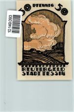 18195 O2557 Tessin b Rostock - Notgeldschein 50 Pfennig Reutergeld