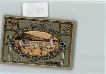 Bad Reinerz Duszniki Zdroj - Notgeld 50 Pf. Kurhaus