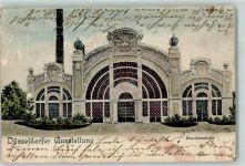 W4000 Düsseldorf Maschinenhalle 1902 Gewerbeausstellung 1902 Gebrauchsspuren
