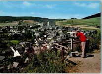 34508 W3542 Willingen (Upland) - Blick zur Kurklinik Hochsauerland Teleskop