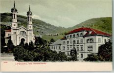 79674 W7868 Todtnau Gebrauchsspuren Kirche St. Johannes der Täufer