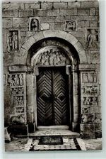 93333 W8425 Bad Gögging - Berühmtes Kirchenportal an der Nordseite der Pfarrkirche