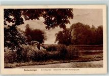 68723 W6830 Schwetzingen - Schloßgarten Seepartie mit der Donaugruppe