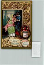 Jugendstil - Was das Herz bewegt, Mitleid, Sammelbild Liebig Serie
