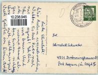 26486 W2946 Wangerooge , Nordseebad - Strandpromenaden Pudding Blick zum Strand Nachtbeleuchtung Haus des Kurgastes
