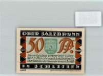 Bad Salzbrunn Szczawno-Zdroj - Notgeld Stadtwappen