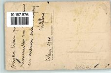 Mädchen mit einer großen Schultüte und Brottasche AK erster Schultag 1930 Gebrauchsspuren