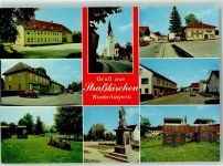 94342 W8444 Straßkirchen a d Donau - Rückseite mit Abschürfungen bzw Kleberesten