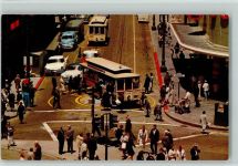 San Francisco Cable Car on turnable , sehr gute Erhaltung AK Straßenbahn 1966