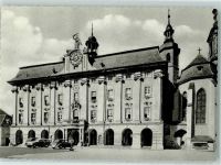 91438 W8532 Bad Windsheim - Rathaus Rückseite mit Abschürfungen bzw Kleberesten