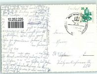 91438 W8532 Bad Windsheim - Rathaus Rückseite mit Abschürfungen bzw Kleberesten