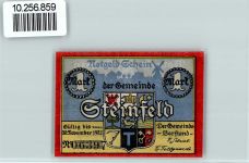 49439 W2841 Steinfeld (Oldenburg) - Notgeld 1 Mark