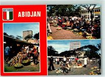 Abidjan - Le marche du plateau Marktszene