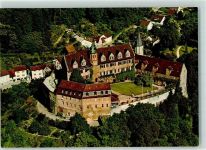 64625 W6140 Schönberg , Bensheim - Rückseite mit Abschürfungen bzw Kleberesten Fliegeraufnahme Schloss Schönberg