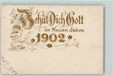 Jahreszahl Prägedruck