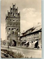 17109 O2030 Demmin - Rückseite mit Abschürfungen bzw Kleberesten Luisentor