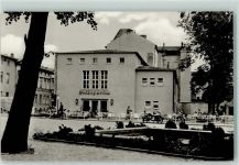 14641 O1550 Nauen , Havelland - Volksgarten Rückseite mit Abschürfungen bzw Kleberesten