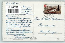 Scuol Schuls Dorfplatz Brunnen 1945