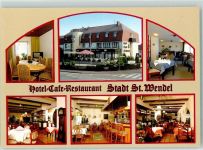 66606 W6690 St. Wendel , Saar - Hotel Cafe Gasthaus Stadt St. Wendel