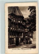 38640 W3380 Goslar 1911 - Radierung Marktkasse
