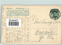 38640 W3380 Goslar 1911 - Radierung Marktkasse