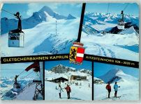 5710 Kaprun - Gletscherbahnen Kitzsteinhorn Winter Skifahrer