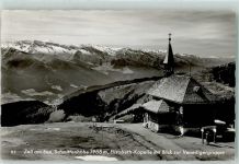 5700 Zell am See - Schmittenhöhe Elisabeth-Kapelle mit Blick zur Venedigergruppe