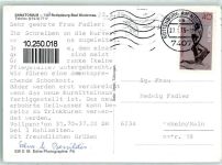 72108 W7407 Rottenburg am Neckar - Rückseite mit Abschürfungen bzw Kleberesten Sanatorium