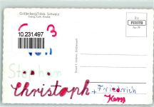 91322 W8554 Gräfenberg , Oberfr - Evangel.-Luther. Kirche Innenaufnahme Kanzel