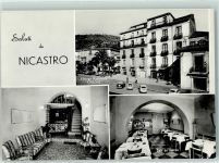 88046 Nicastro 1958 - Albergo Unione Interieur AK