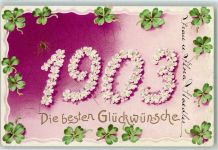 Jahreszahl Prägedruck