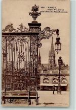 54000 Nancy 1924 - Place Stanislas - Une Grille de Jean Lamour, Schmiedeeisen Tor