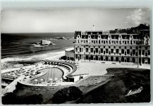 64200 Biarritz - L'Hotel du Palais et sa Piscine Californienne