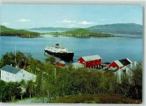 Ornes - Hurtigruteanlopssted ved innlopet til Glomfjord