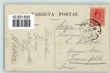 Cadiz 1907 - Muelle Pescaderia Hafen AK
