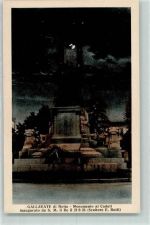 21013 Gallarate 1919 - Mondschein, Monumento ai Caduti - Kriegerdenkmal